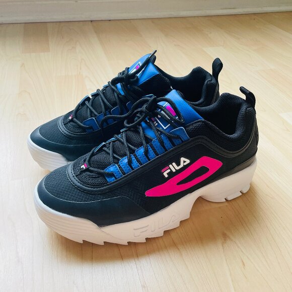 FILA - Disruptor Sneakers (Black) - US Women's Size 9 - Picture 2 of 3